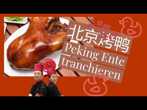 Peking Duck carving tutorial - China Restaurant Yung